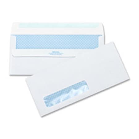 Business Source Self-Seal Envelopes- Std Wind.- No. 10- 4-.50in.x9-.50in.- WE BU463394